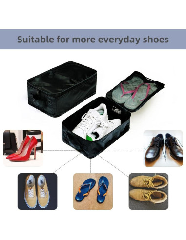 Bolsas de Viaje para Zapatos JJ POWER - Impermeables, 2 Paquetes