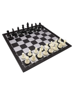 Juego de Ajedrez Magnético Fuhengli Plegable 24.9x24.9 cm