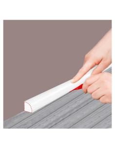 Tira de Sellado Flexible Autoadhesiva WOLAIYE 3m Blanca