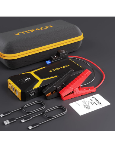 VTOMAN V10 Pro 4500A Arrancador de Coche Portátil 12V