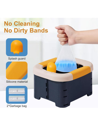 Inodoro Plegable Portátil para Niños DIJIAMEIYA - 24.9x22.6 cm