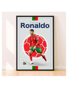 Póster de Fútbol Cristiano Ronaldo 30.48x45.72 cm Papel Satinado