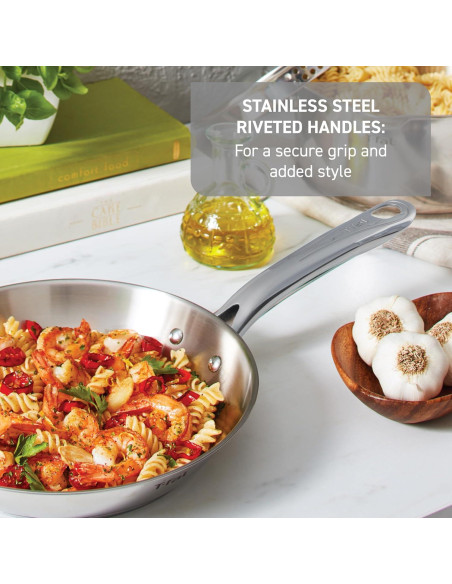 Juego de Utensilios de Cocina T-fal 11 Piezas Acero Inoxidable