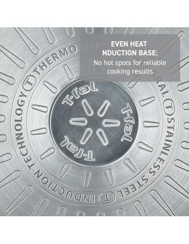 Juego de Utensilios de Cocina T-fal 11 Piezas Acero Inoxidable