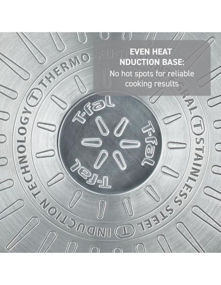 Juego de Utensilios de Cocina T-fal 11 Piezas Acero Inoxidable