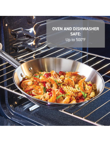 Juego de Utensilios de Cocina T-fal 11 Piezas Acero Inoxidable