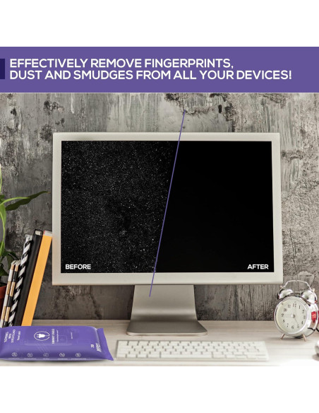 Toallitas Limpiadoras de Pantallas Swanky Cables - 30 Unidades