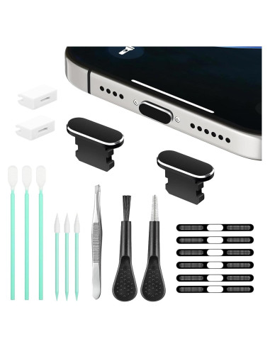 Malla de Polvo Metal para Altavoz y Cargador iPhone UYXINONE