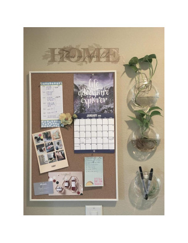 Mkono Soporte de Pared para Terrarios de Vidrio, Set de 2