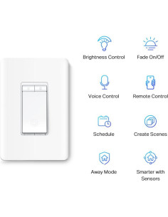 Interruptor Regulador Inteligente TP-Link Tapo S500D Wi-Fi 2.4GHz 2