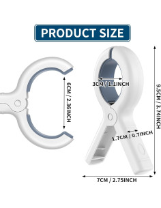 Clips para Toallas de Playa Senbowe 12 Piezas Alta Resistencia 2