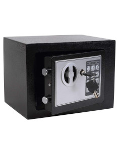 Caja Fuerte Digital Electrónica Yuanshikj 0.2 pies - Negra