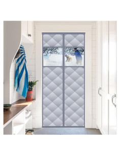 Cortina de Puerta Aislante Magnética Veanusiver 91x208 cm