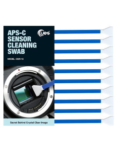 UES DDR15 Bastones de Limpieza de Sensor APS-C - 10 Unidades