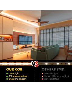 Tira LED EMITEVER 2.5m 2700K 1200 LEDs DC 24V Alta Densidad 2