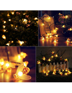 Luces de Cadena Solar Brightown 9.4m 50 LED Abeja Decorativa 2