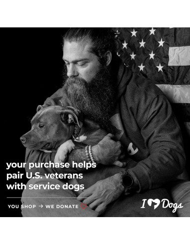 Pulsera Táctica de Supervivencia iHeartDogs Verde Camo 19.05 cm