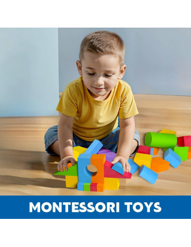 Bloques de Construcción de Espuma Pairez Toys 36 Piezas 30x25x5cm