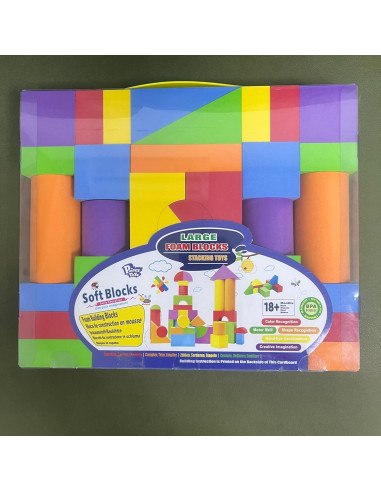Bloques de Construcción de Espuma Pairez Toys 36 Piezas 30x25x5cm