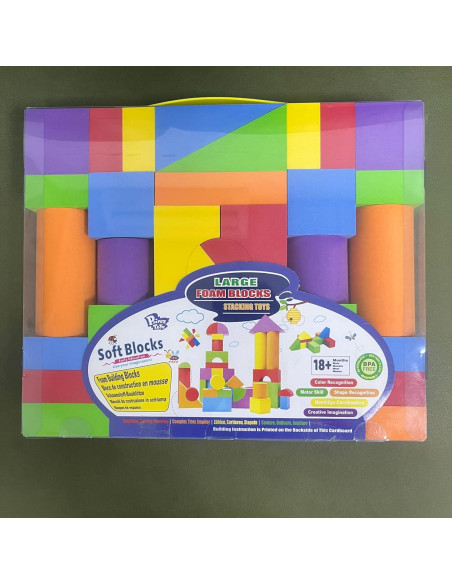 Bloques de Construcción de Espuma Pairez Toys 36 Piezas 30x25x5cm Bloques de Construcción de Espuma Pairez Toys 36 Piezas 30x25x5cm