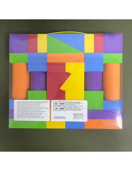 Bloques de Construcción de Espuma Pairez Toys 36 Piezas 30x25x5cm Bloques de Construcción de Espuma Pairez Toys 36 Piezas 30x25x5cm