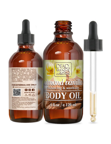 Aceite Corporal Hidratante Almendra y Vainilla 118.3 ml - Colección del Mar Muerto