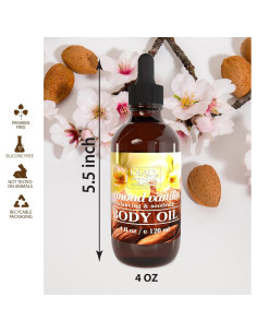 Aceite Corporal Hidratante Almendra y Vainilla 118.3 ml - Colección del Mar Muerto 2