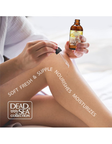 Aceite Corporal Hidratante Almendra y Vainilla 118.3 ml - Colección del Mar Muerto