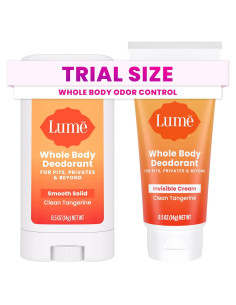 Desodorante Corporal Lume - Mini Paquete Mandarina 28g