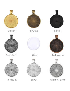 Bandejas de Colgante OBSEDE 80 Pcs con Cúpulas de Vidrio 25 mm 2