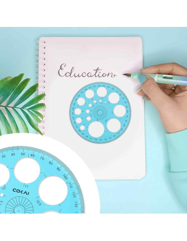 Plantilla de Círculo Plástico ZEYIYER 11.5 cm para Dibujo