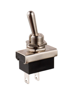 Interruptor de palanca BOJACK SPST 12V 10A con tapa impermeable - Paquete de 2 2