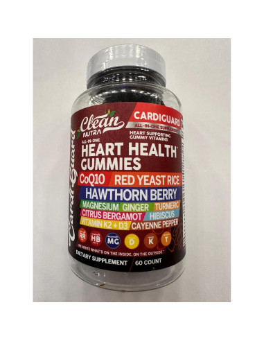 Gomitas Clean Nutraceuticals CoQ10 300mg con Vitamina K2+D3