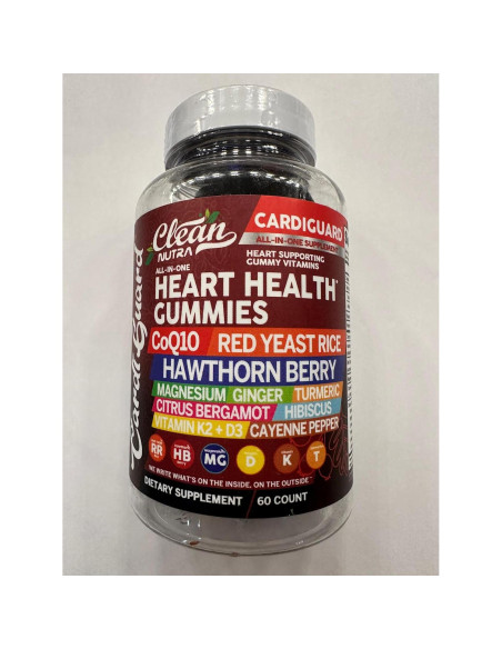 Gomitas Clean Nutraceuticals CoQ10 300mg con Vitamina K2+D3 Gomitas Clean Nutraceuticals CoQ10 300mg con Vitamina K2+D3
