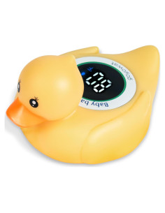Termómetro de baño para bebés Goyowat pato flotante LED