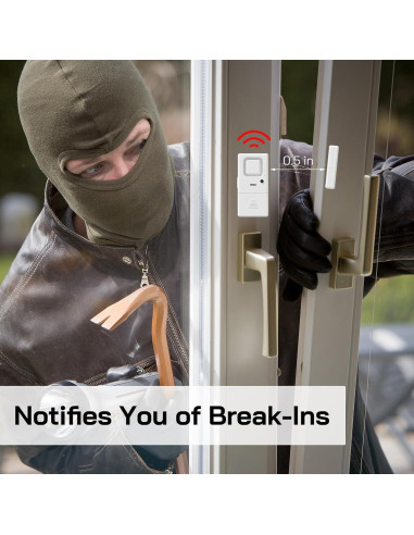 Alarmas Inalámbricas de Puerta y Ventana Rosmila - Paquete de 10