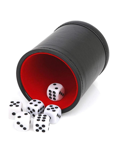 Copa de Dados Profesional Tuzama con 6 Dados Silenciosos