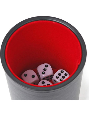 Copa de Dados Profesional Tuzama con 6 Dados Silenciosos