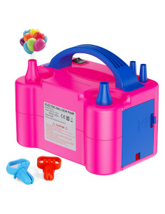 Bomba de globo eléctrica Motorenbau 600W portátil rojo