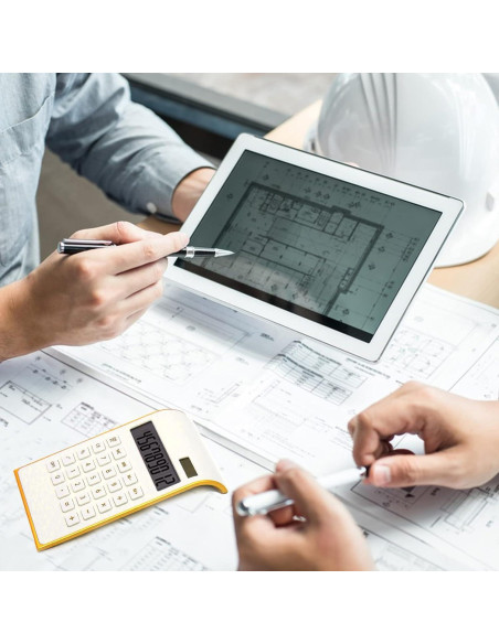 Calculadora Solar Sportsvoutdoors BH 10 Dígitos LCD Blanca