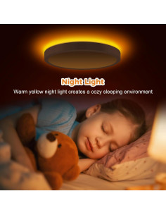 Lámpara de Techo LED Slochi 15W Luz Nocturna 3000K-6500K 2