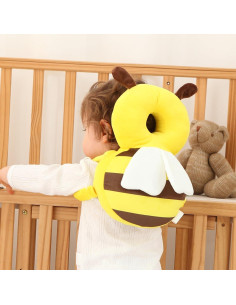 Mochila Protectora de Cabeza para Bebé Abeja - Suave y Liviana 2