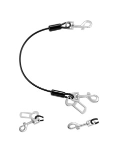 Cinturón de Seguridad para Perros VavoPaw 40 cm Negro