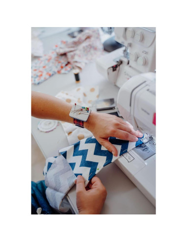 Cojín de Alfileres Magnético Sew Your Way Negro 22.86 cm - Soporte Fuerte