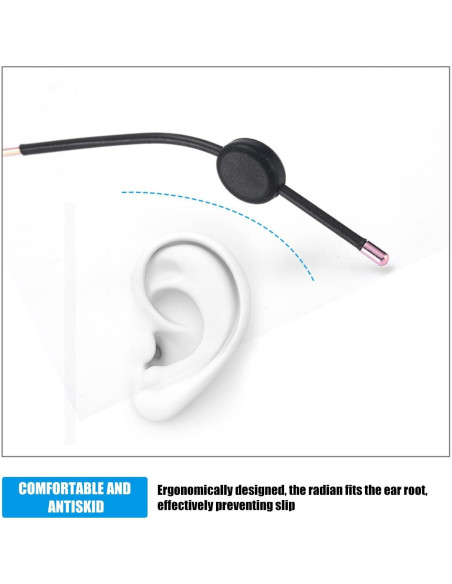 Agarres de Templo de Gafas de Silicona KECHIO Mini Antideslizante