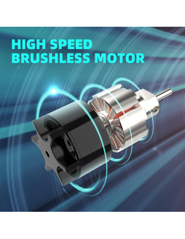 Barco RC Cheerwing 57.7 cm Sin Escobillas 40 km/h LED