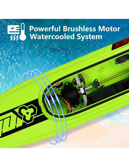 Barco RC Cheerwing 57.7 cm Sin Escobillas 40 km/h LED