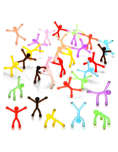 30 Juguetes Magnéticos Coloridos Jerify 7x7cm para Decoración
