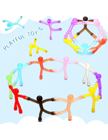 30 Juguetes Magnéticos Coloridos Jerify 7x7cm para Decoración