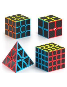 Conjunto de Cubos de Velocidad Vdealen 2x2 3x3 4x4 Pyraminx